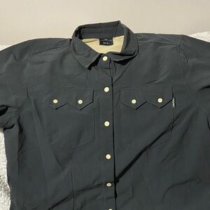 Men's Black Button Down Shirt XL NWOT